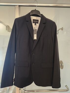 Banana Republic Women's Black Two-Button Blazer